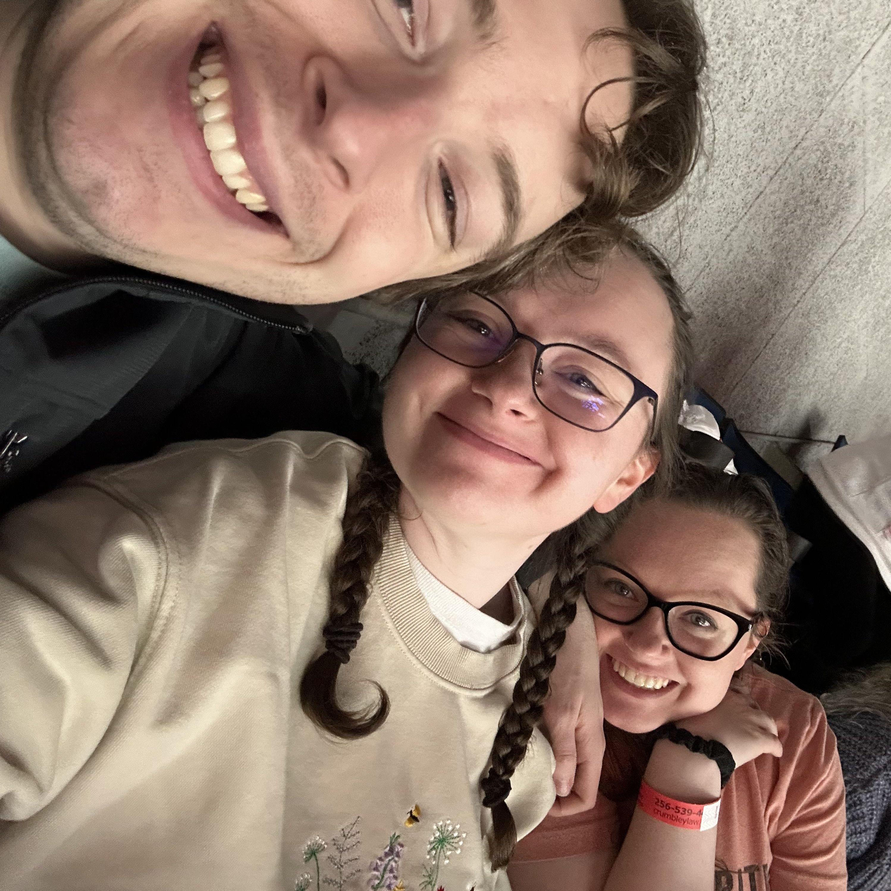 Our first hockey game (2/10/2024)