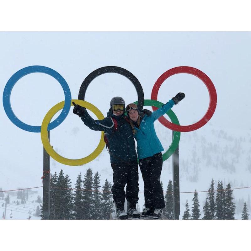 We went to Whistler for a ski trip with friends.