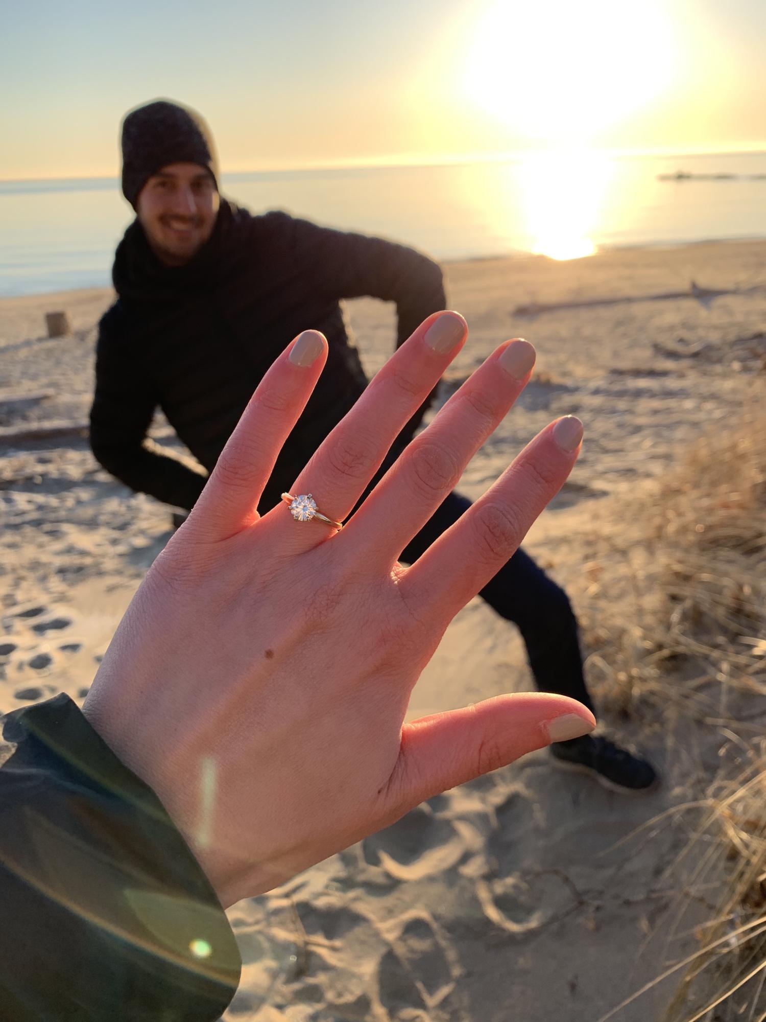 Engaged at sunrise! 3/20/2021