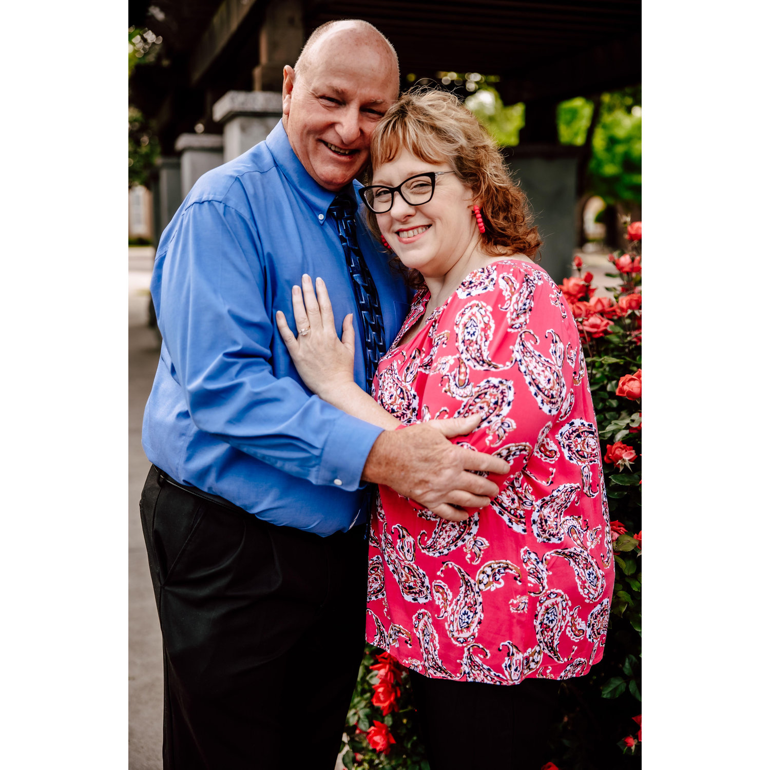 Our engagement photos in downtown Sulphur Springs, TX.