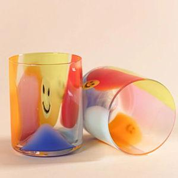 4" Splash Cups - Tutti Frutti Smiley