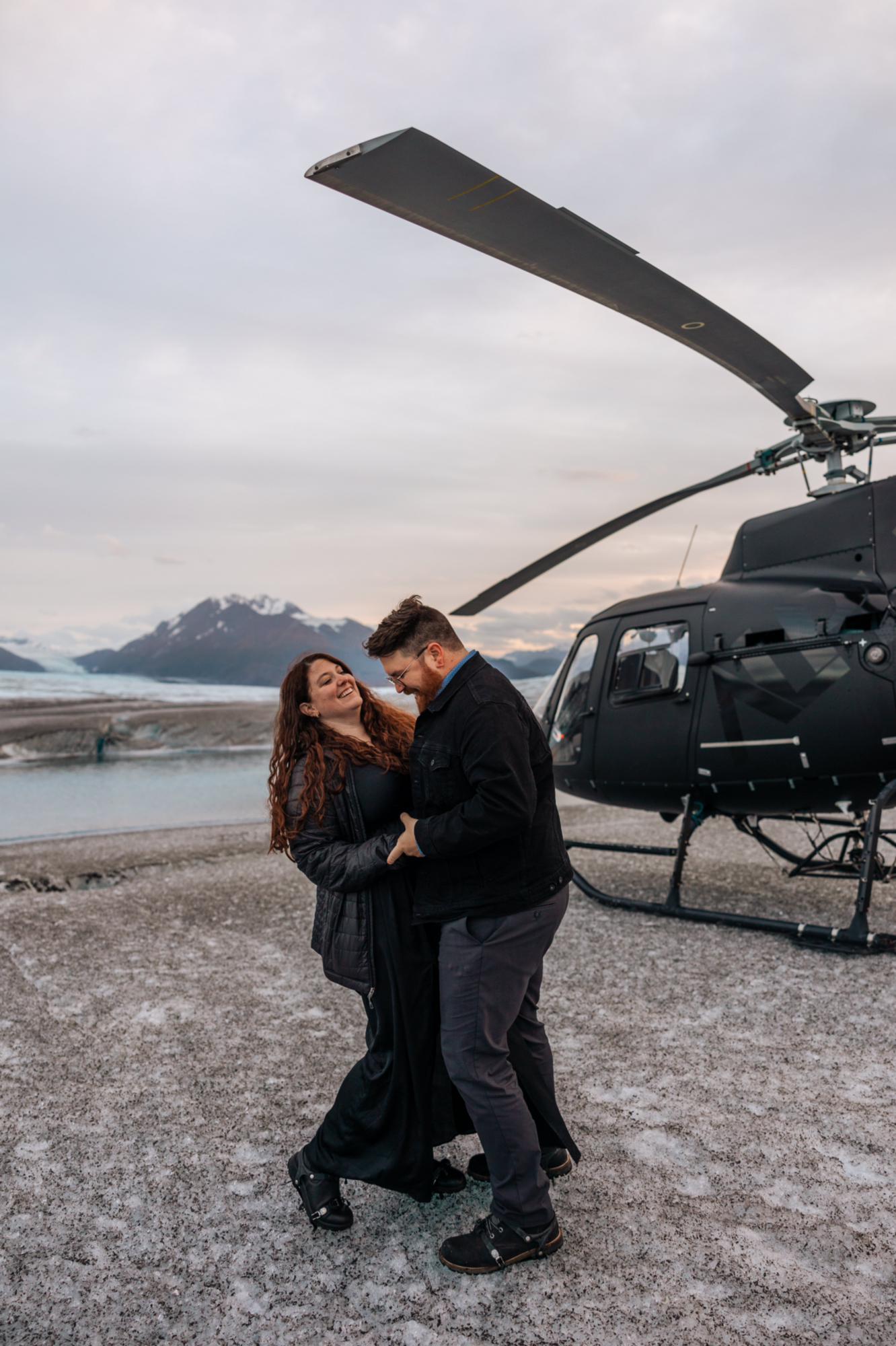 Engagement photos in Alaska