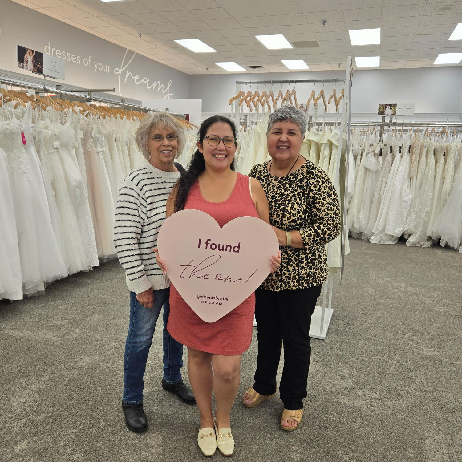 The day Lorena found her wedding dress with Gage's grandma and her mom!