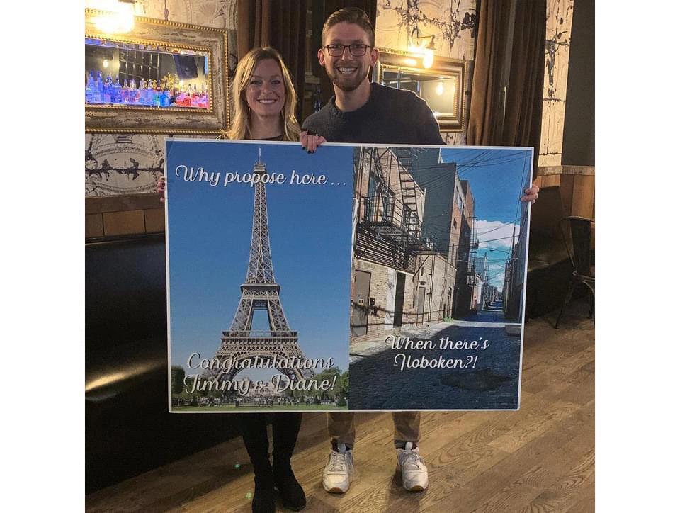 A few weeks before the engagement, we happened to be in the most romantic city in the world.