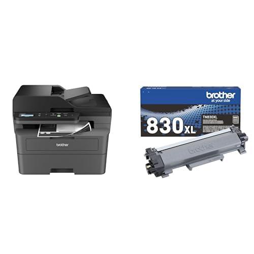 Brother DCPL2640DW Printer and TN830XL High Yield Toner