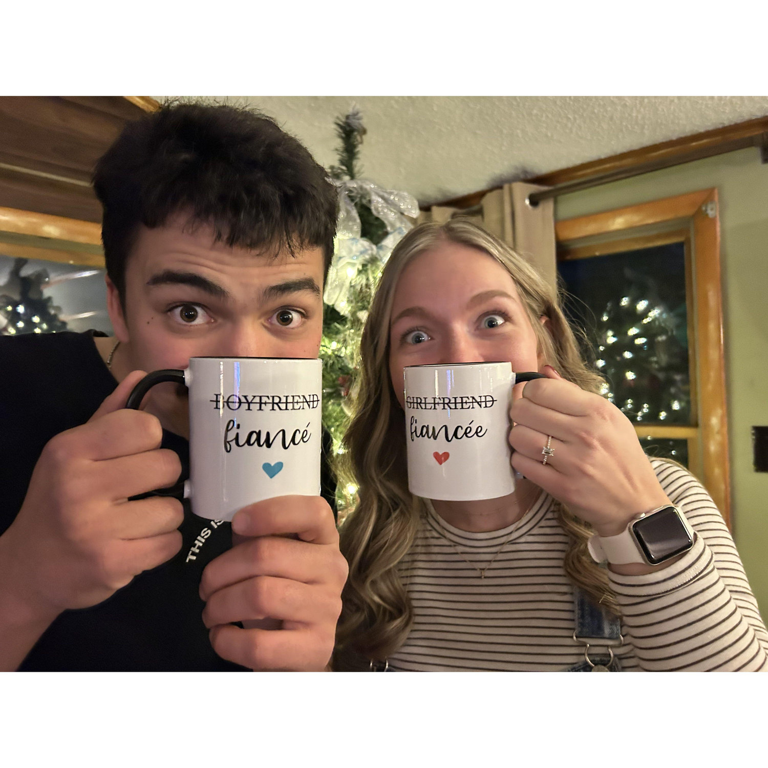 The day we got engaged! December 23rd, 2024