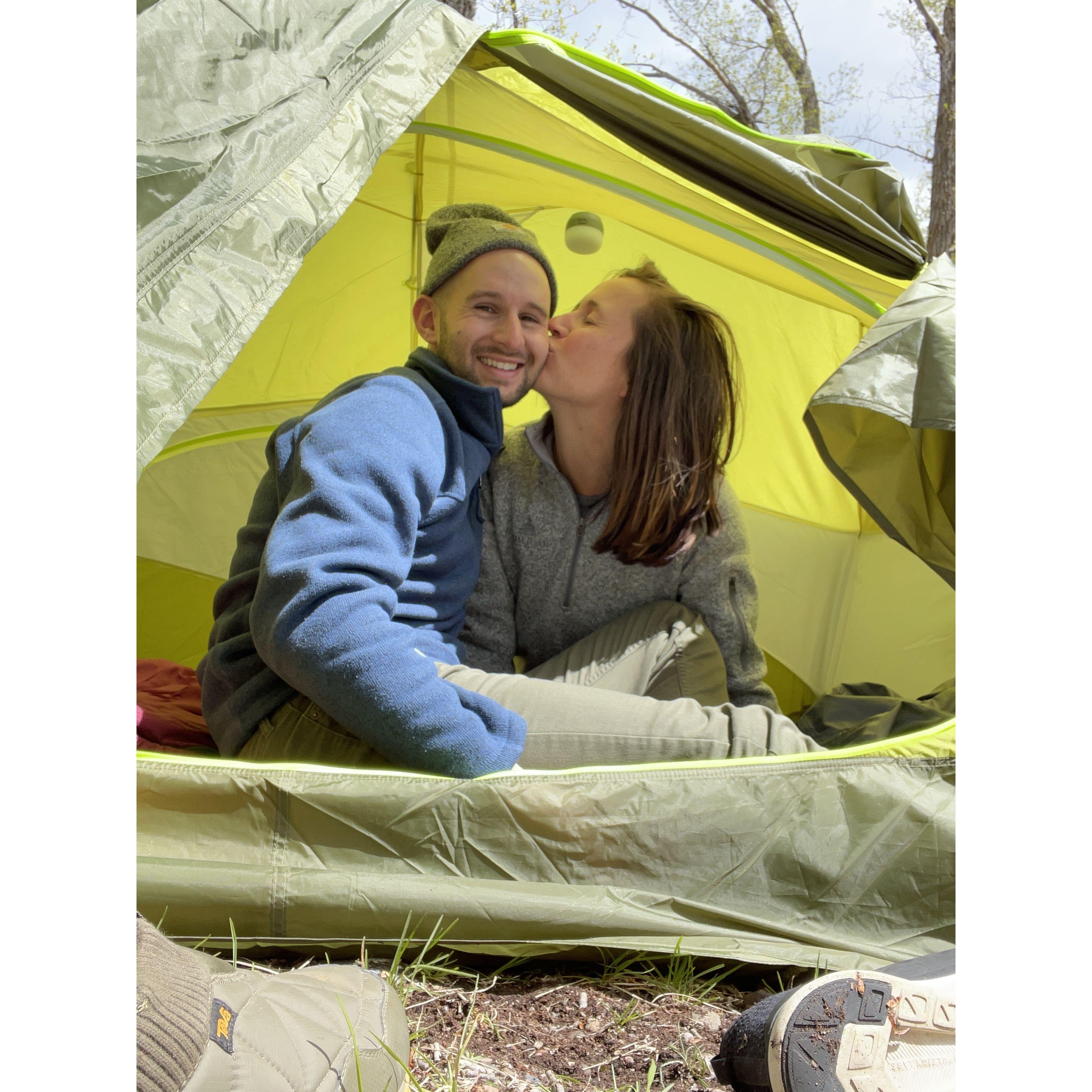 First time camping together!
