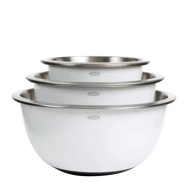 OXO Good Grips® 3-Piece Stainless Steel Mixing Bowl Set