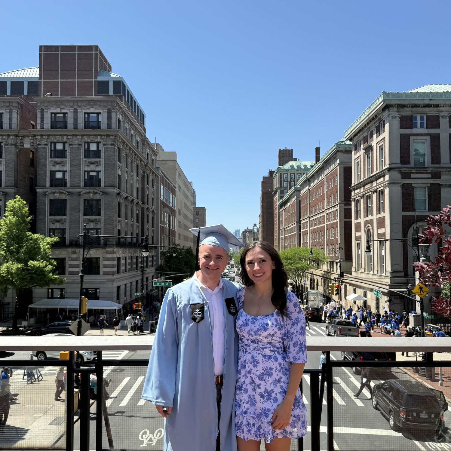 Isaiah's graduation from Columbia University