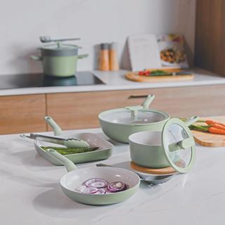 Leo Balance 3-Piece Nonstick Ceramic Frying Pan Set