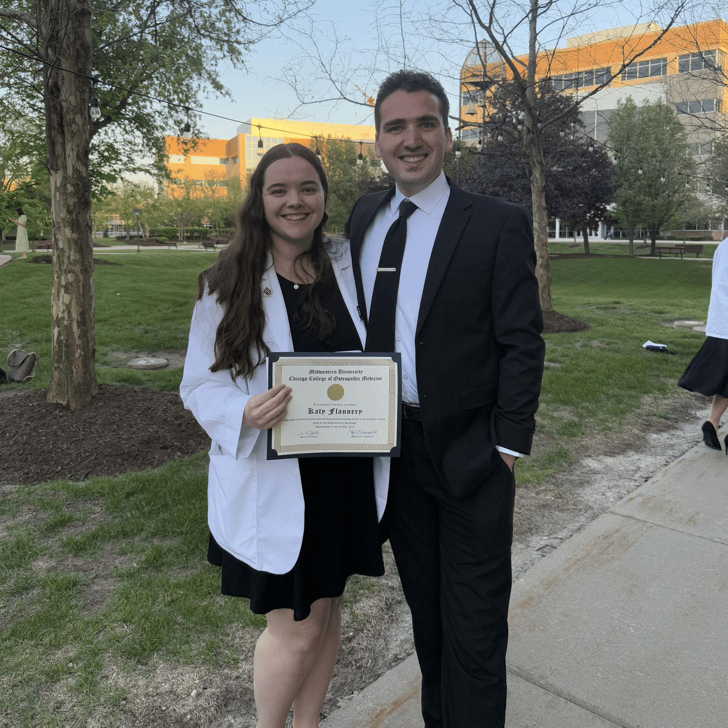 Katy's Bridging Ceremony in Medical School