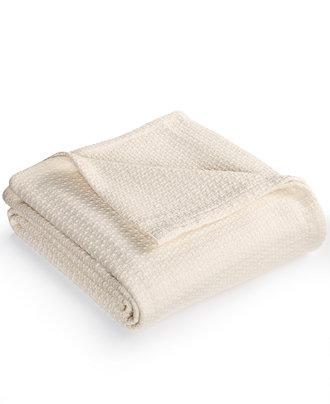 Lauren Ralph Lauren Classic 100% Cotton Full/Queen Blanket  Color: Cream