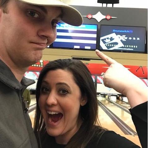 Guess who won! We are pretty competitive!