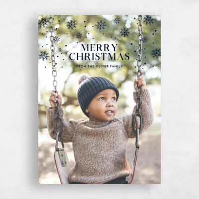 Navy, Blue Holiday Card - Edgewater