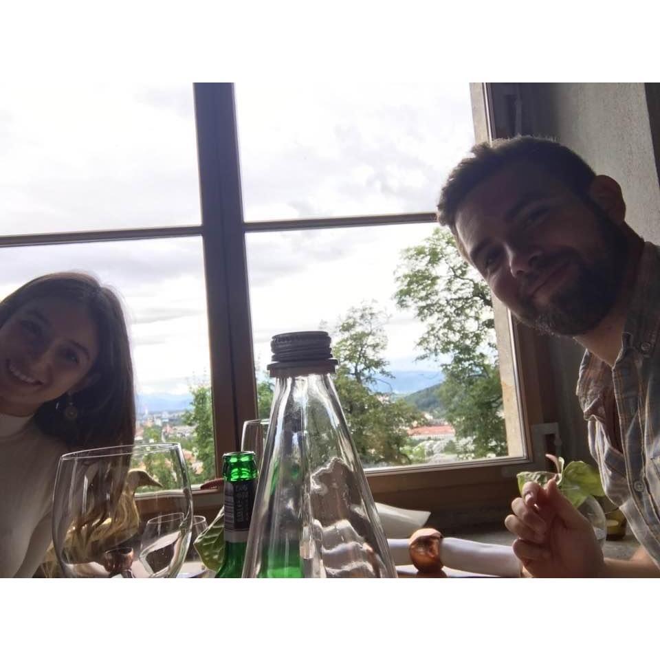 6. Summer 2017: Another from our Europe trip. This was my 23rd birthday dinner- in a castle in Ljubljana, Slovenia with a top rated chef.... *jaw drop