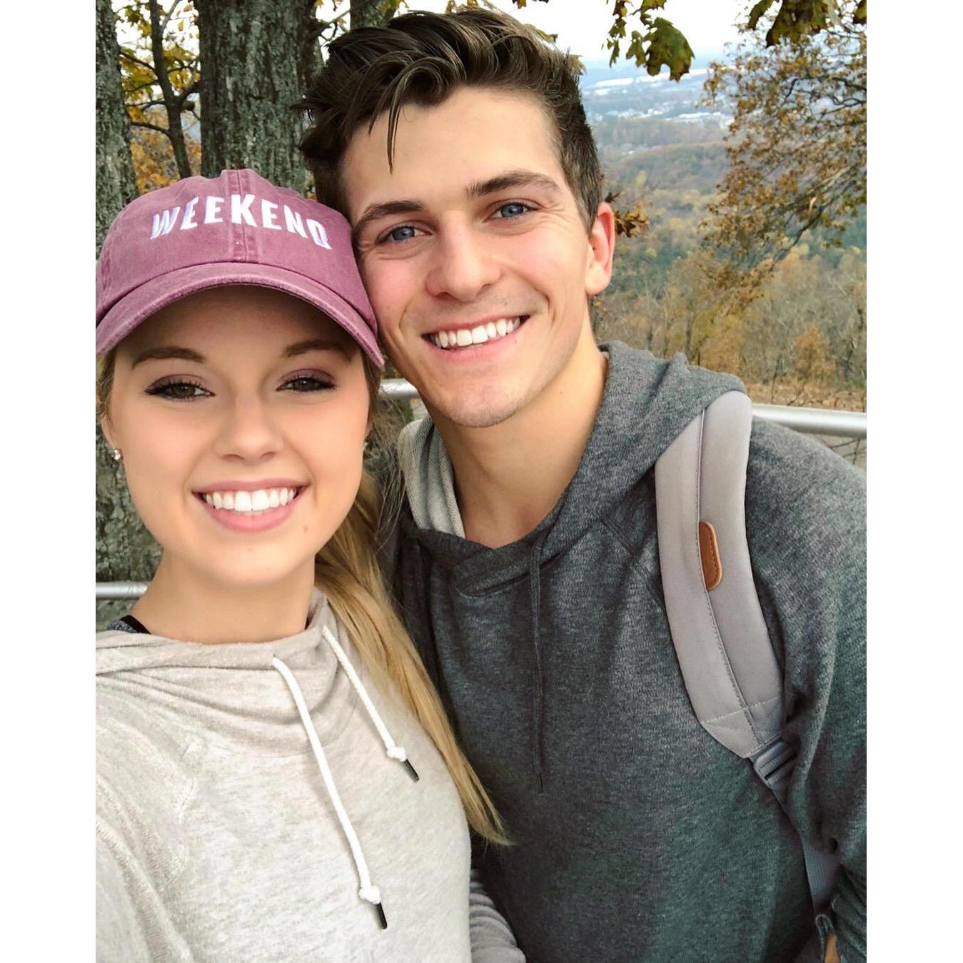 A hike up Kennesaw Mountain where he asked me to be his girlfriend!