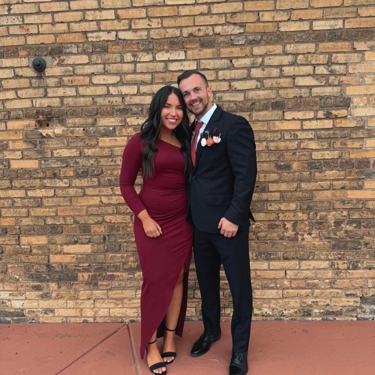 Attending his brothers wedding!
