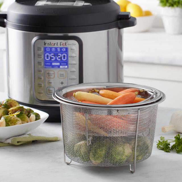 Instant Pot® Official Mesh Steamer Baskets - Set of 2, Small and Large