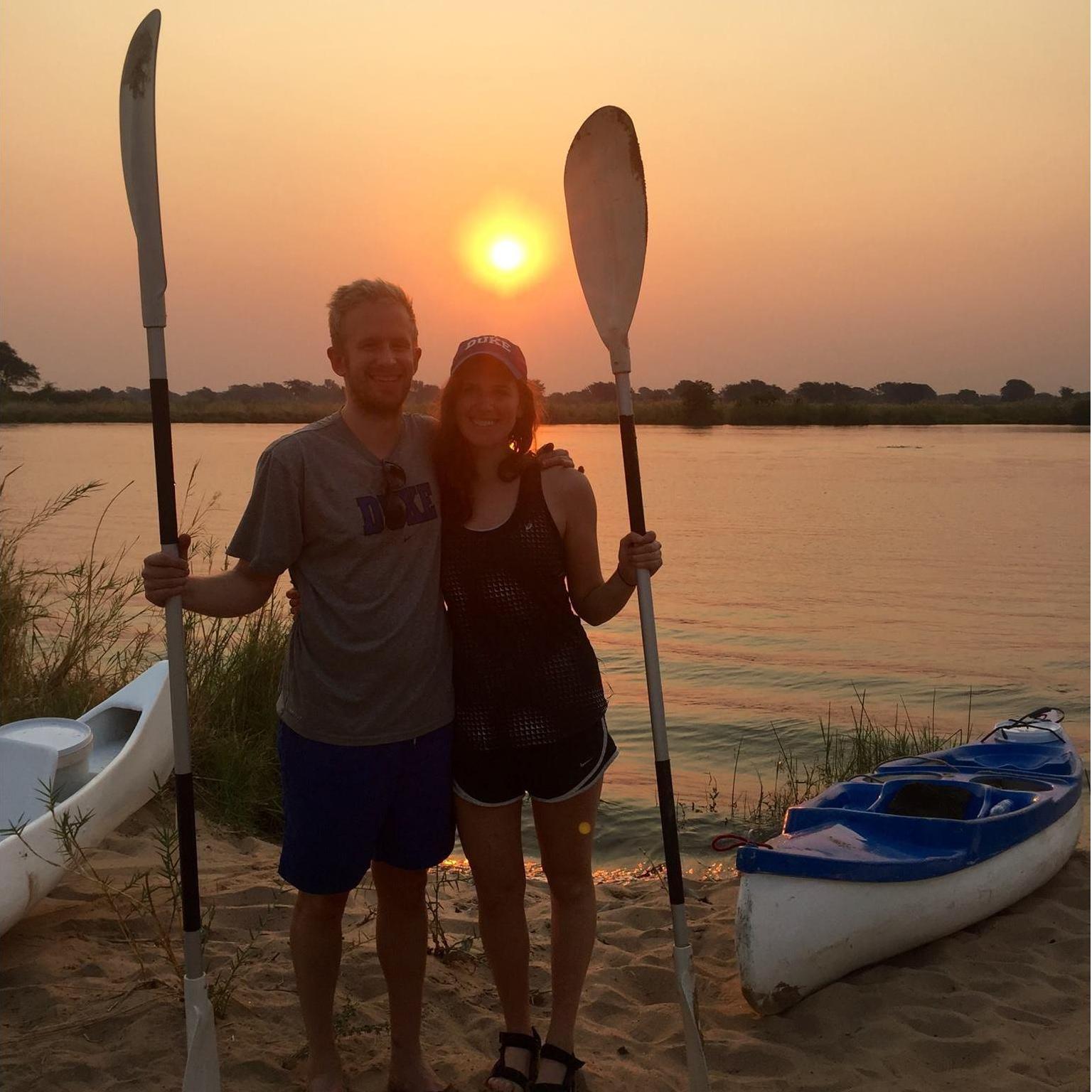 A canoe trip on the Lower Zambezi River in Zambia