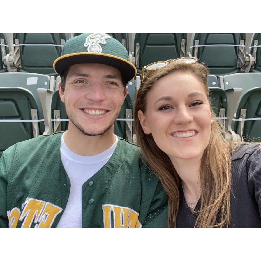 our first baseball game together (and it wasn't until 2021?!)
