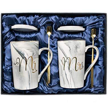 Wedding gifts for the couple, Anniversary gifts for couples, Mr and Mrs Sign Coffee Mug, Engagement gifts, Gifts for her, Bridal Shower gifts for the bride, Gift Registry for wedding, Mr and Mrs gift