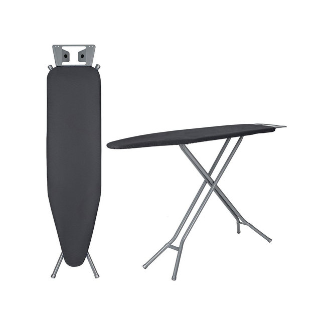 Seymour Home Products Adjustable Height, 4 Leg Ironing Board with Mesh Top and Iron Rest