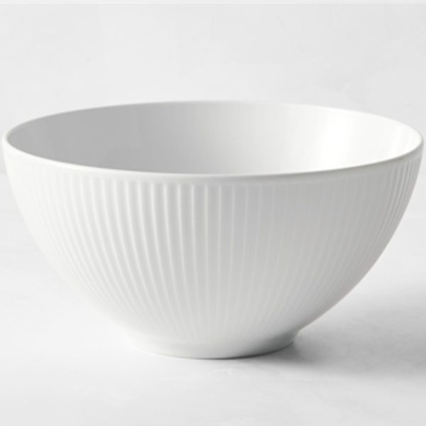 Pillivuyt Plisse Porcelain Serving Bowl