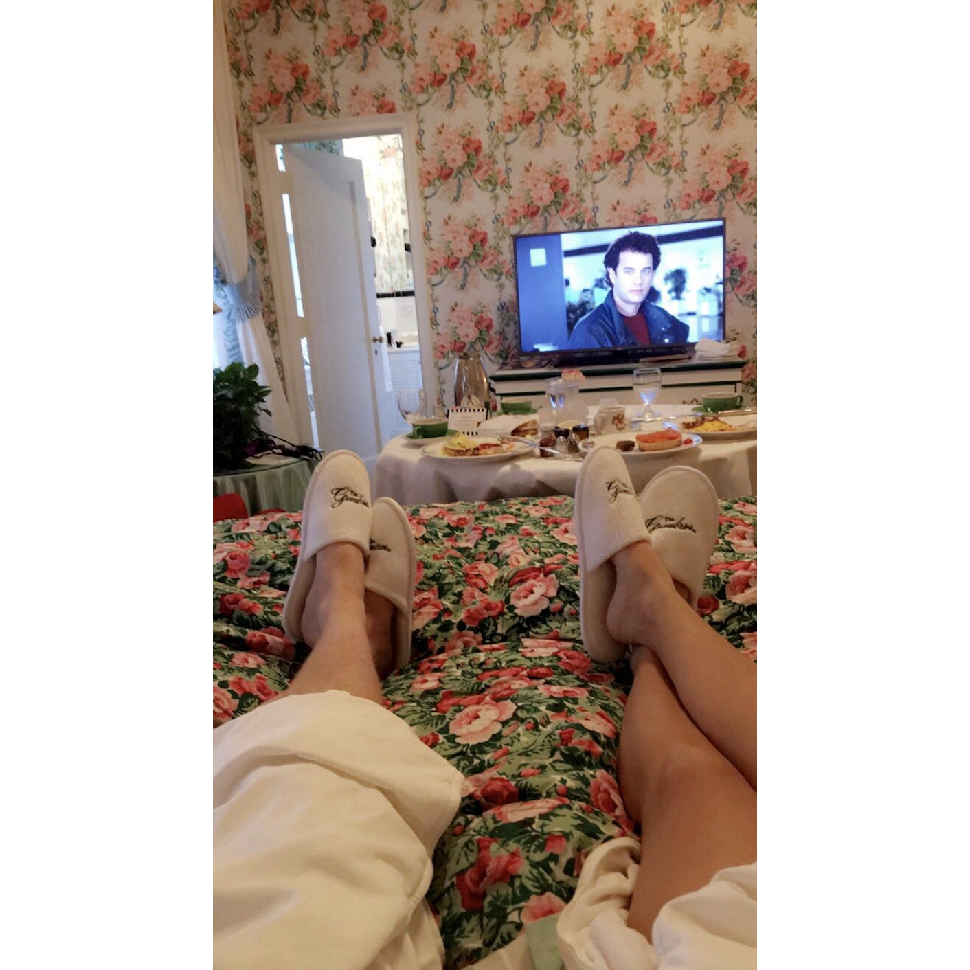 It's not a trip to the Greenbrier without watching at least one Tom Hanks movie