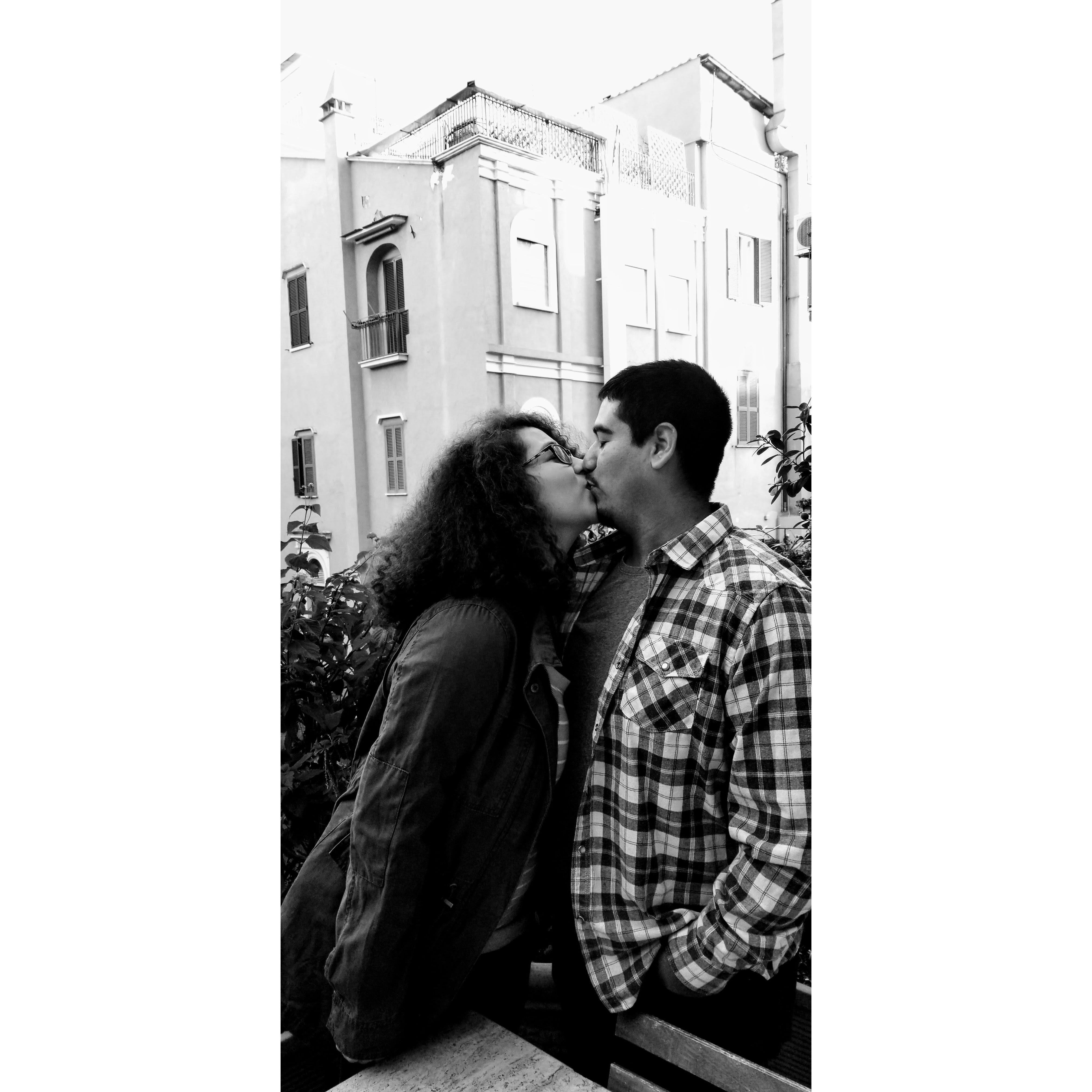 Our first vacation together in Italy