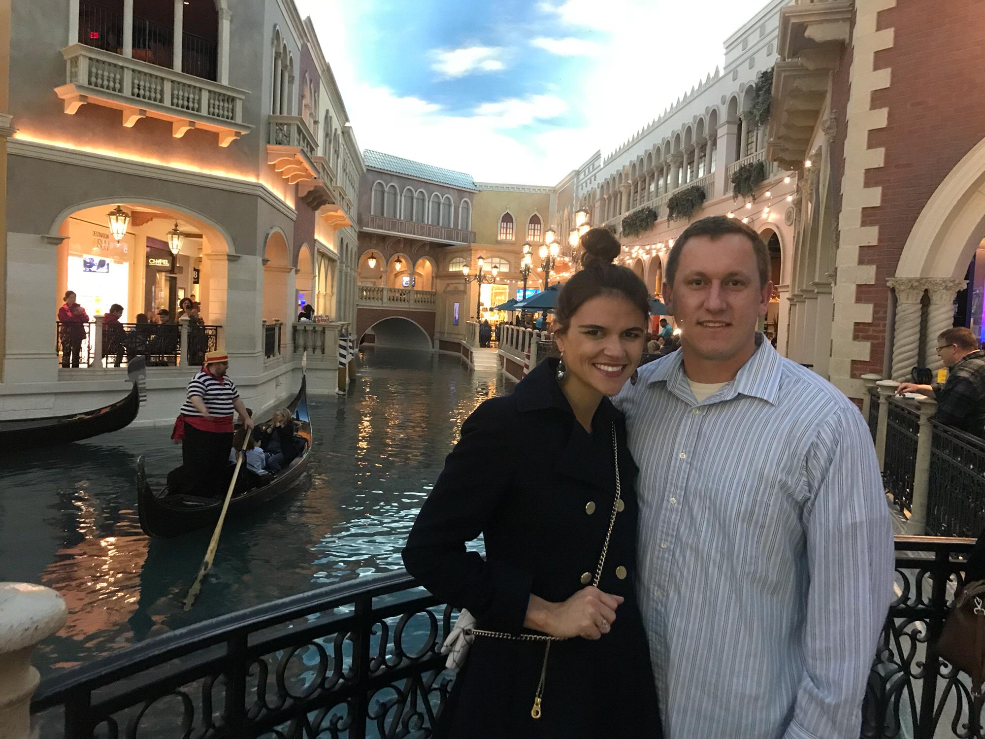 Visiting The Venetian in Las Vegas.