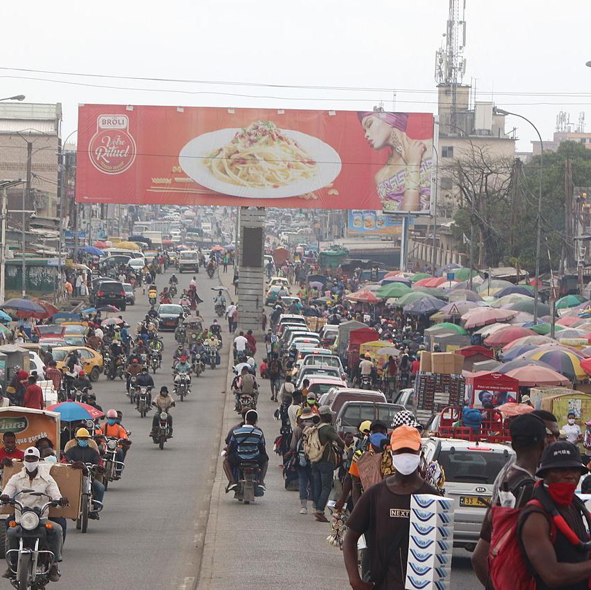 Busy Street in Douala