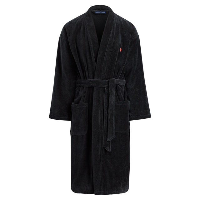 Ralph Lauren Men's Cotton Velour Kimono Robe