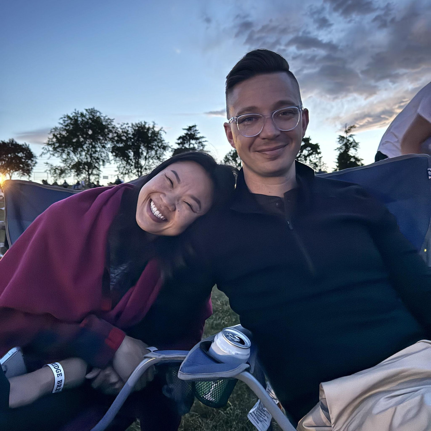 Dancing the day away at an outdoor music fest