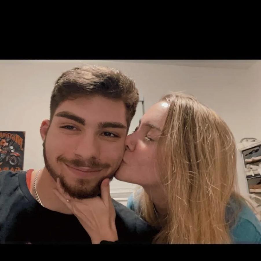 One of our first photos together as a couple!