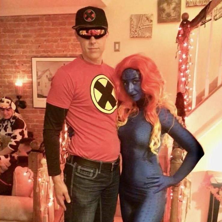 Cyclops and Mystique
