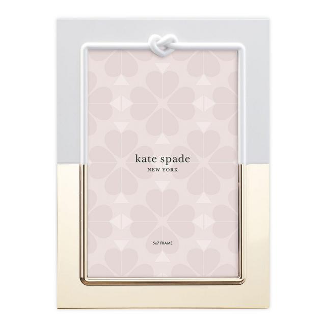 kate spade new york Loves Me Knot™ 5-Inch x 7-Inch Picture Frame