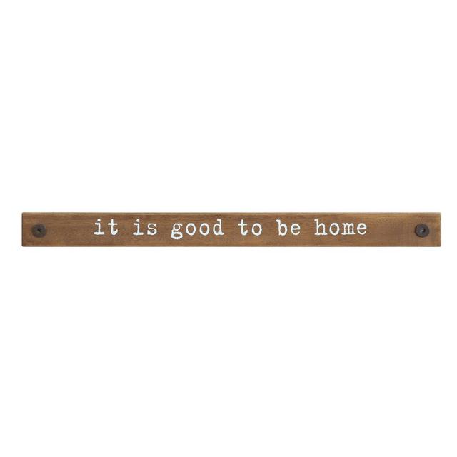 'It Is Good to Be Home' Wall Decor