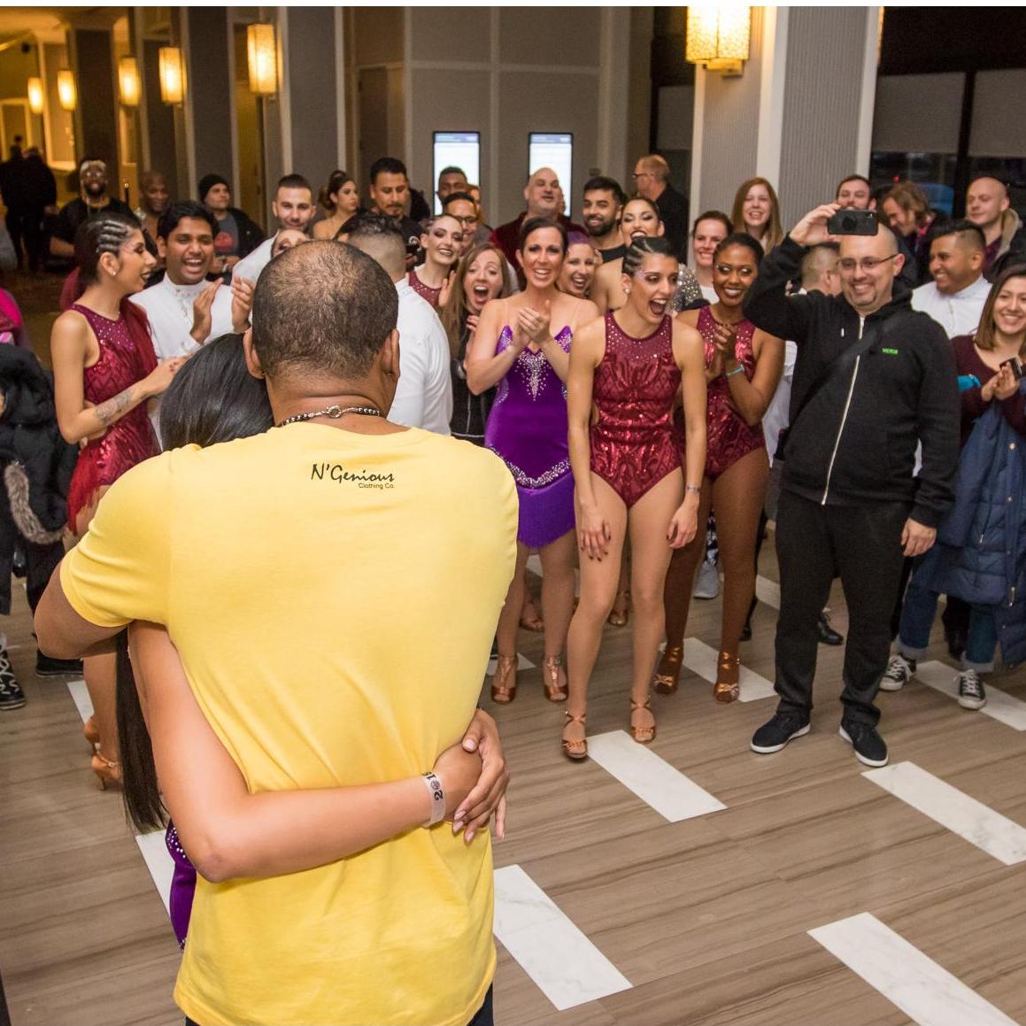 And our salsa fam was there to witness it!