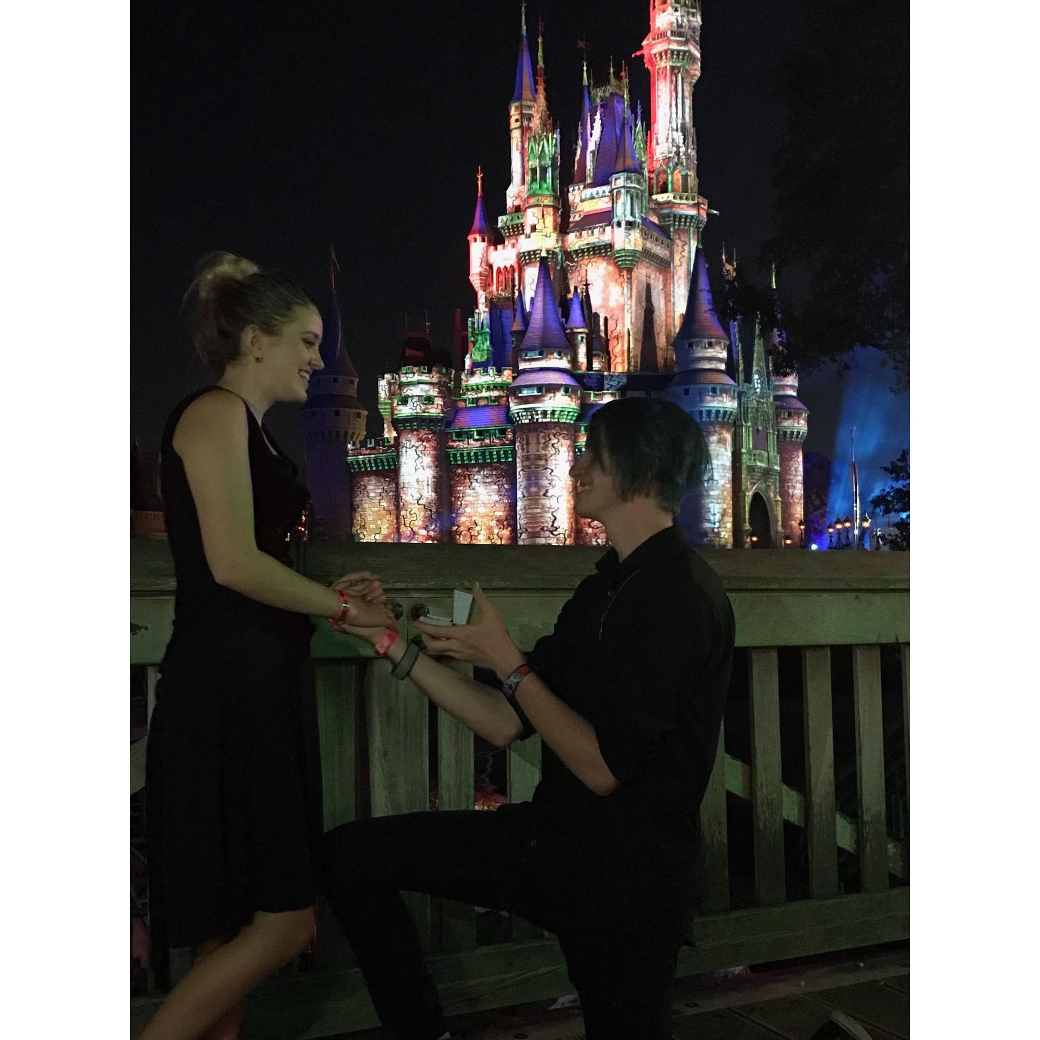 When I said yes at the most magical place on earth
