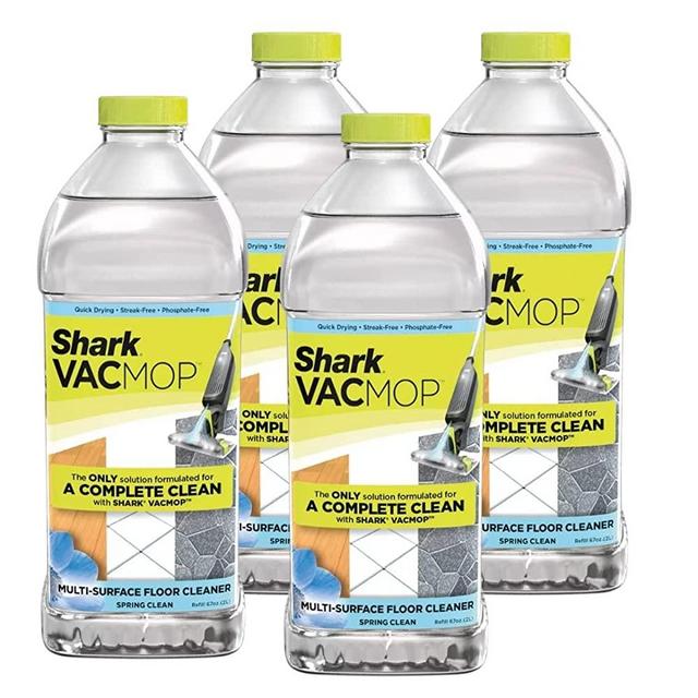 shark VACMOP Multi-Surface Cleaner Refill (4) 2-Liter Bottles, 67 Ounce (Pack of 4)
