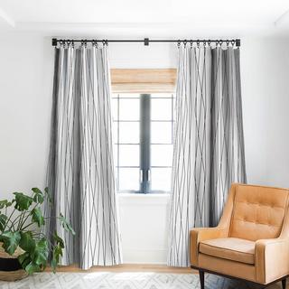 Linear Cross Stone Blackout Curtain