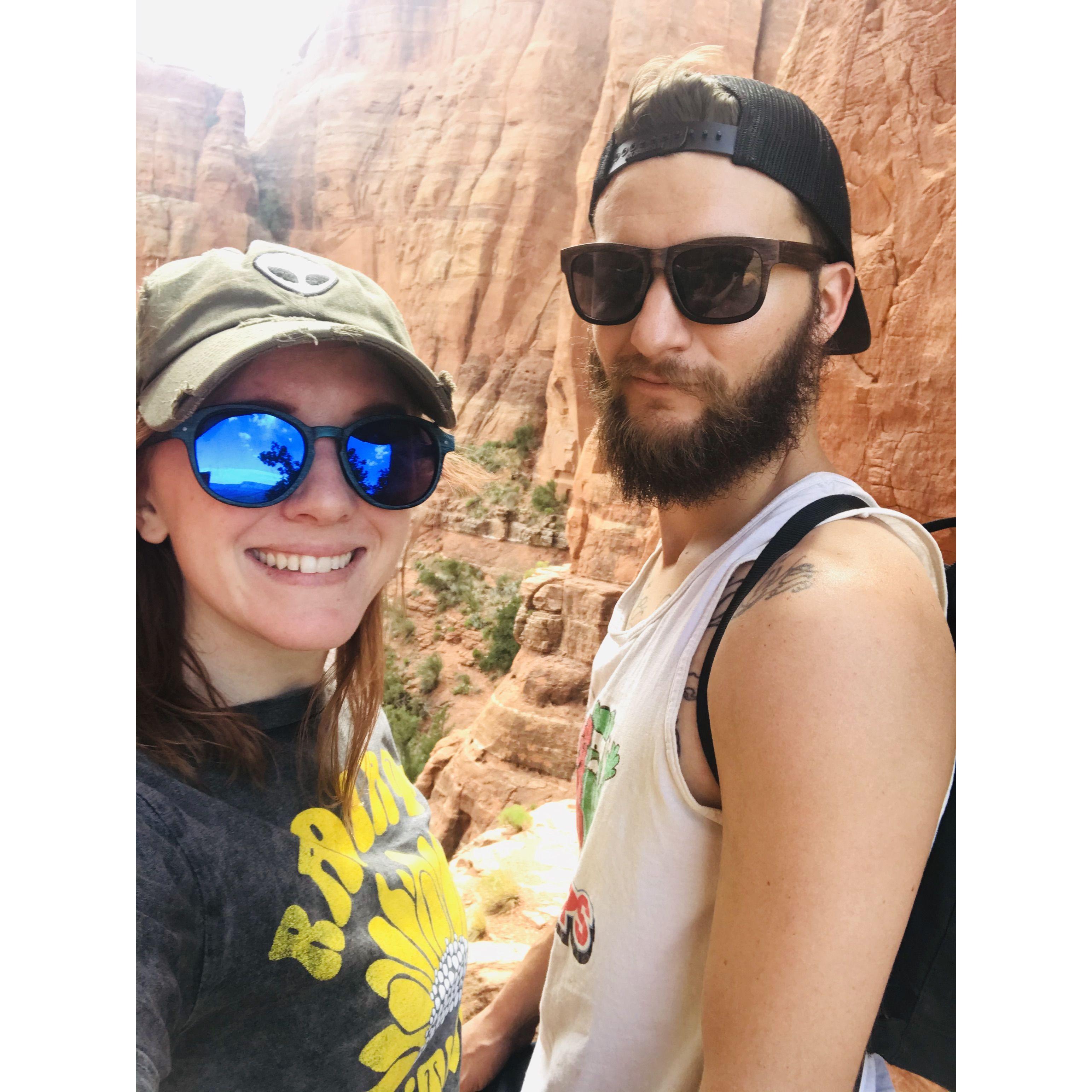Our first trip to hike in Sedona together