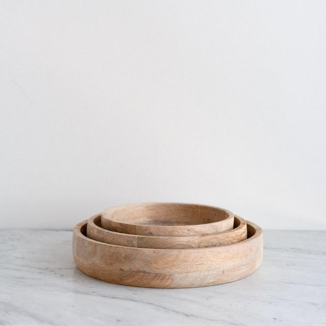 Mango Wood Serving Bowls