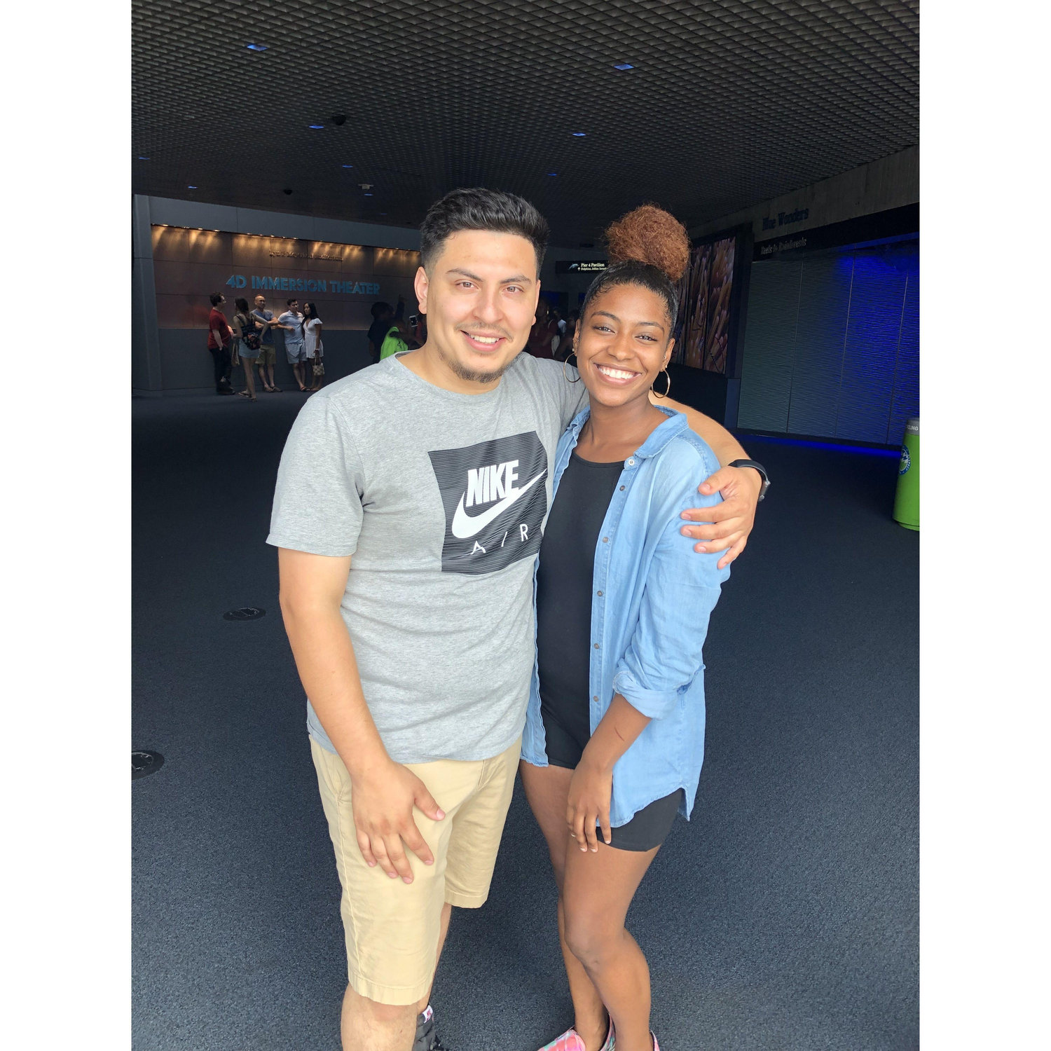 Family fun day at the aquarium