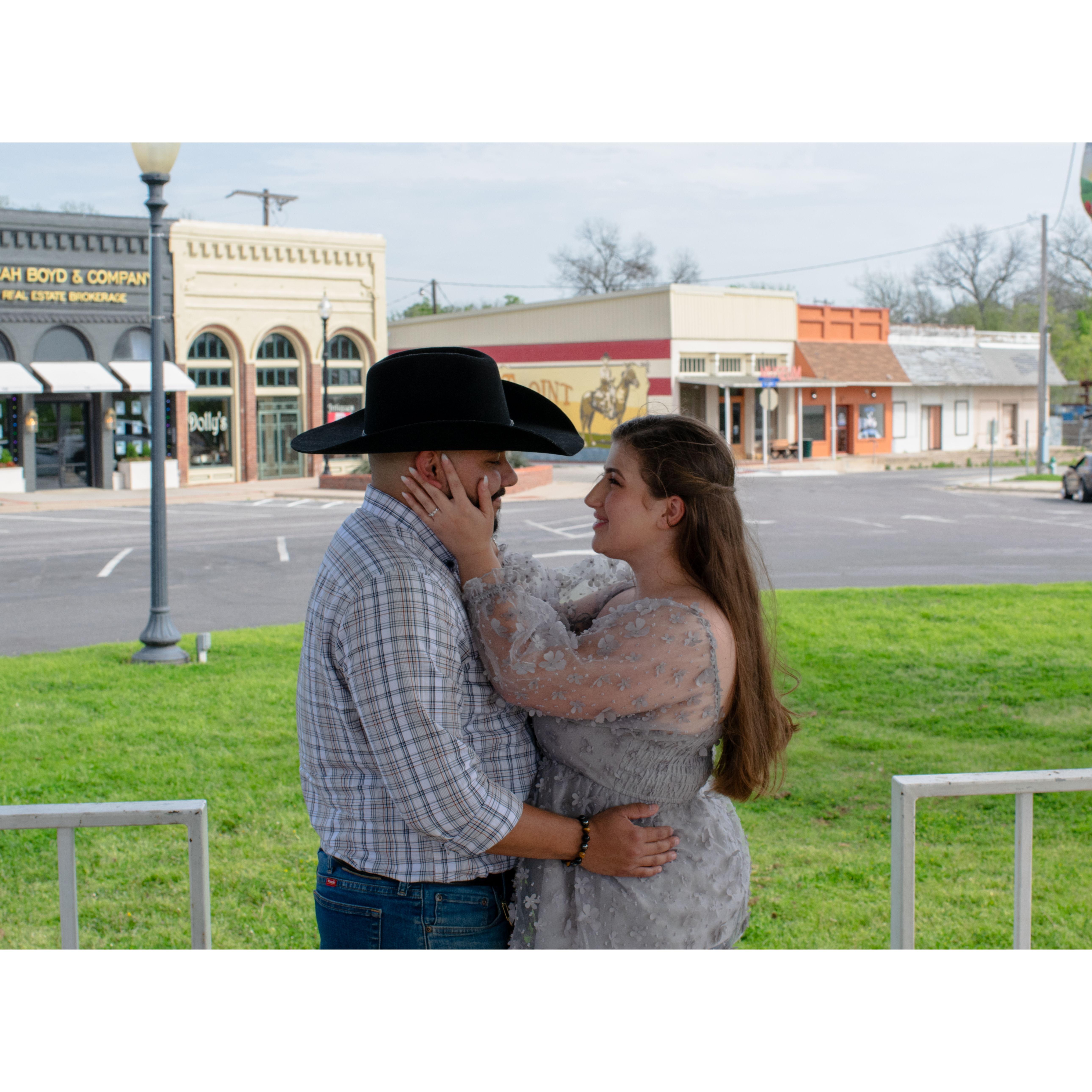 Engagement Picture! One of my favorites—a picture taken by Ryan Hooper.