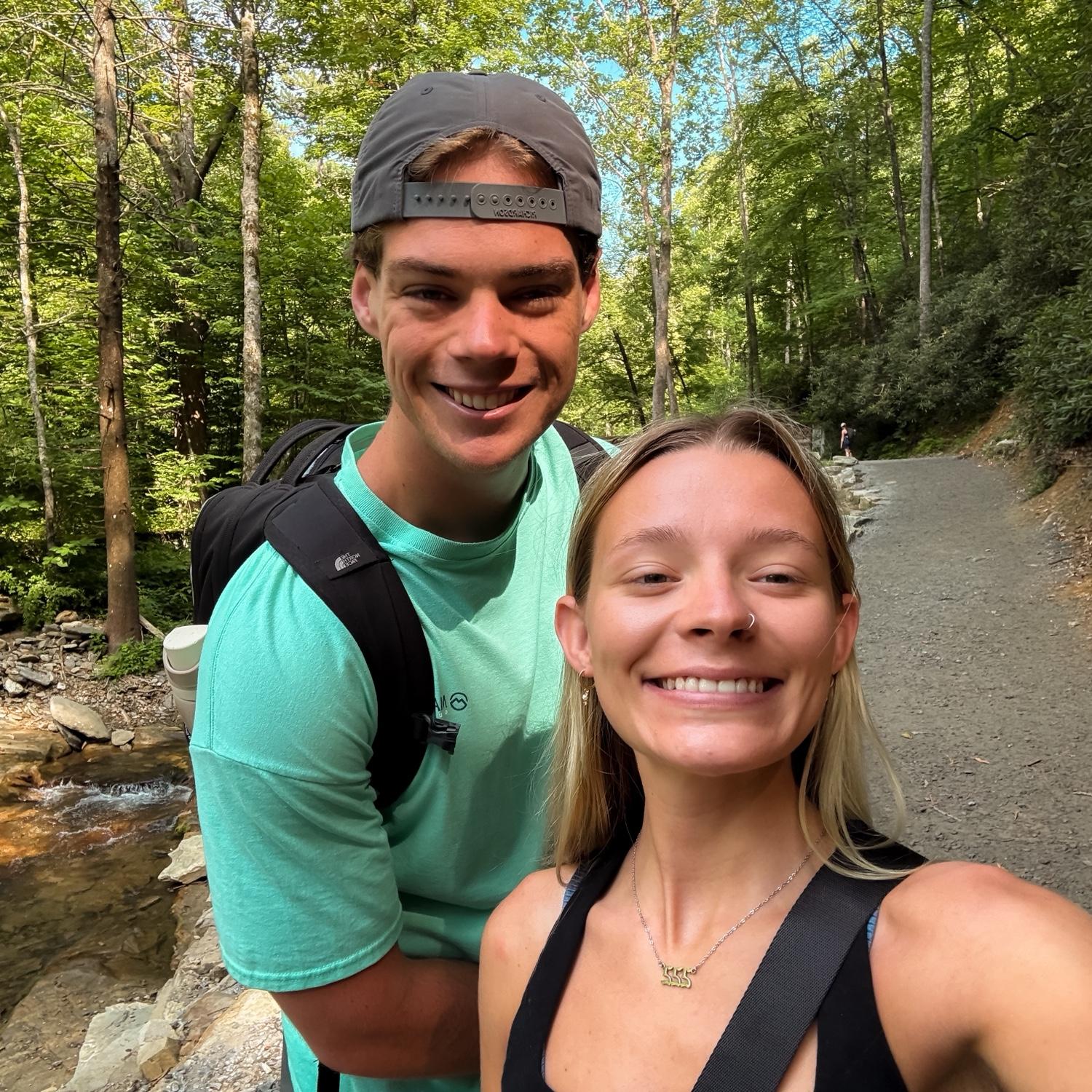One of many hiking trips