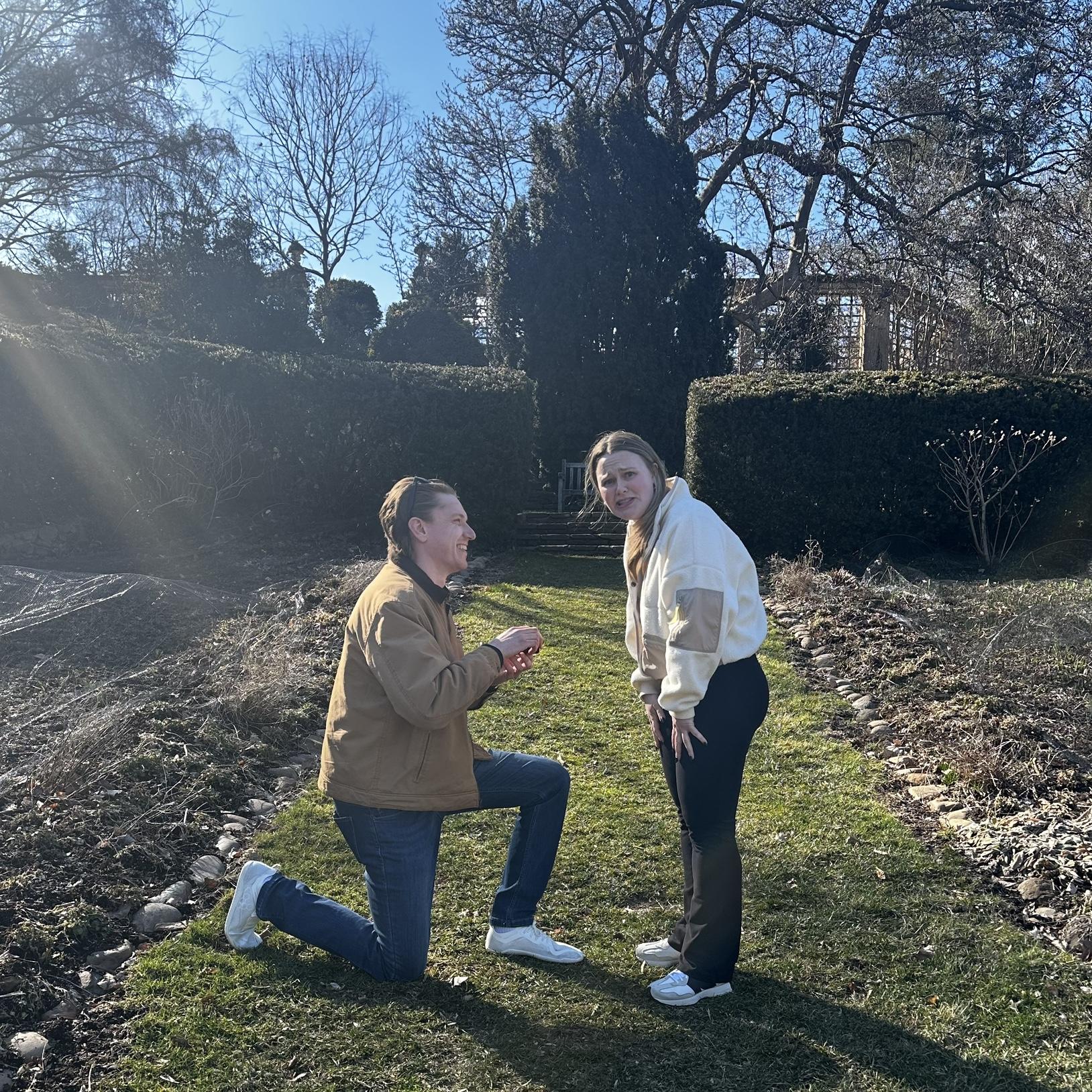 Katie was clearly shocked!