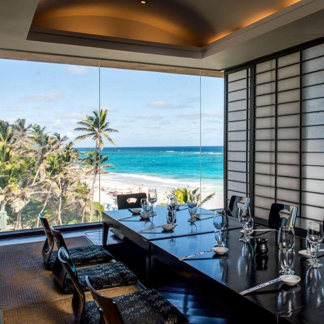 Dinner at Zen overlooking Crane Beach
