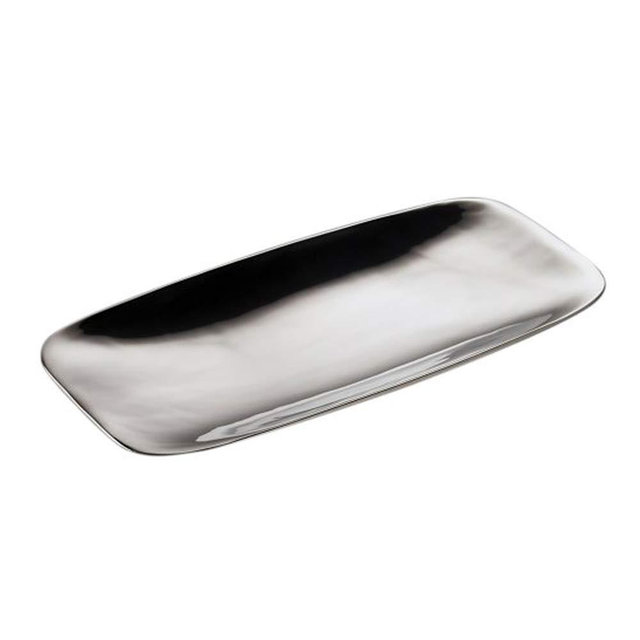 Nambe 9-1/2-by-18-inch Metal Alloy Rectangular Platter
