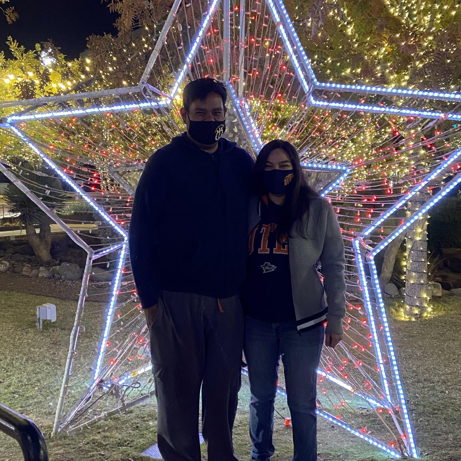 First Christmas together (Dec. 2020)
